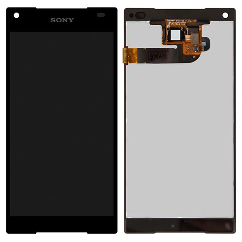 Дисплей для Sony E5803 Xperia Z5 Compact Mini, E5823 Xperia Z5 Compact, чорний, без рамки, Original PRC 