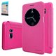 Чохол Nillkin Sparkle laser case для Samsung N930F Galaxy Note 7, рожевий, книжка, пластик, PU шкіра, #6902048126213