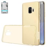Чехол Nillkin Nature TPU Case для Samsung G960 Galaxy S9, коричневый, прозрачный, Ultra Slim, силикон, #6902048153837