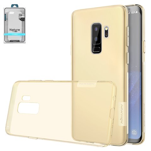 Чехол Nillkin Nature TPU Case для Samsung G965 Galaxy S9 Plus, G965F Galaxy S9 Plus, коричневый, прозрачный, Ultra Slim, силикон, #6902048153868