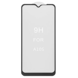 Защитное стекло All Spares для Samsung A107F DS Galaxy A10s, 5D Full Glue, черный, cлой клея нанесен по всей поверхности