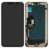 Дисплей для iPhone XS Max, чорний, з рамкою, High Copy, (OLED), GW