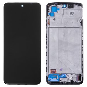 Дисплей для Xiaomi Poco M5s, Redmi Note 10, Redmi Note 10S, черный, с рамкой, High Copy, OLED 