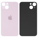 Задня панель корпуса для iPhone 13, рожева, не потрібно знімати скло камери, Copy, big hole