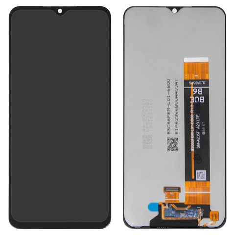 Дисплей для Samsung A235 Galaxy A23, чорний, без рамки, Оригінал переклеєне скло 