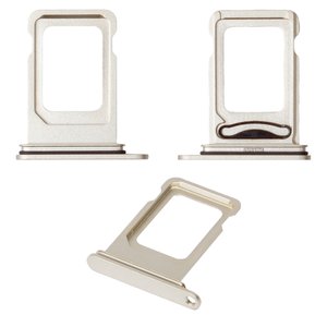 Тримач SIM карти для iPhone 15, iPhone 15 Plus, жовтий, dual sim