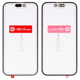 Скло корпуса G+OCA PRO для iPhone 15 Pro, з ОСА-плівкою, чорне
