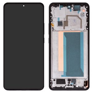 Дисплей для Xiaomi 13T, 13T Pro, Redmi K60 Ultra, черный, с рамкой, Original PRC , 2306EPN60G, 23078PND5G, 23078RKD5C