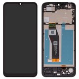 Дисплей для Motorola Moto E13 XT2345, чорний, з рамкою, High Copy, XT2345