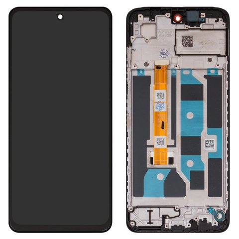 Дисплей для Oppo A3 CPH2669 , A3x CPH2641 , чорний, з рамкою, Original PRC 