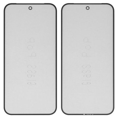 Стекло корпуса G+OCA PRO для Google Pixel 9 Pro XL, с OCA пленкой, черное