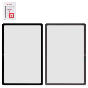 Скло корпуса G+OCA PRO для Samsung X210 Galaxy Tab A9 Plus, X215 Galaxy Tab A9 Plus LTE, X216 Galaxy Tab A9 Plus 5G, з ОСА плівкою, чорне