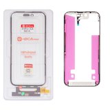 Сенсорный экран G+OCA PRO для iPhone 14 Pro, с рамкой, с ОСА-пленкой, черный, без микросхемы