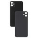 Housing Back Cover compatible with iPhone 11, (black, need to remove the camera glass, small hole)