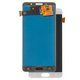 LCD compatible with Samsung A510 Galaxy A5 (2016), (white, with light adjustable, without frame, Copy, (TFT))
