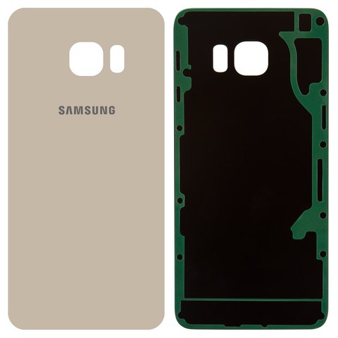 Housing Back Cover compatible with Samsung G928 Galaxy S6 EDGE Plus, golden, Copy 