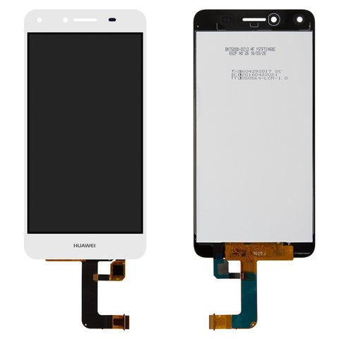 Дисплей для Huawei Y5 II, белый, логотип Huawei, без рамки, Original PRC , CUN U29 CUN L21 