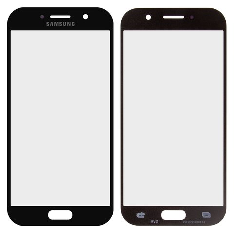 Vidrio de carcasa puede usarse con Samsung A520F Galaxy A5 2017 , negro