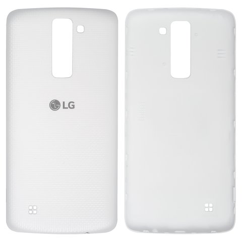 Battery Back Cover compatible with LG K8 K350E, K8 K350N, white 
