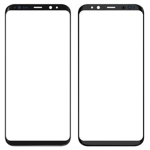 Housing Glass compatible with Samsung G955F Galaxy S8 Plus, black 