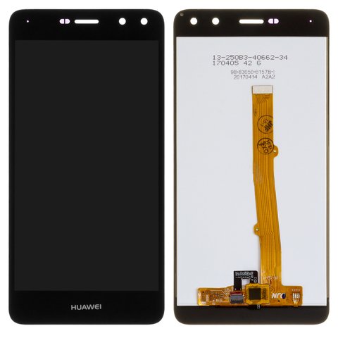 Pantalla LCD puede usarse con Huawei Honor 6 Play, Nova Young, Y6 2017 , negro, sin marco, Original PRC , MYA L11 MYA L41
