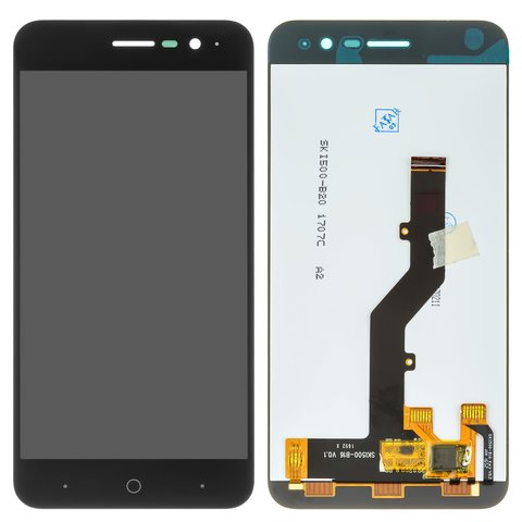 LCD compatible with ZTE Blade A520, black, without frame 