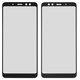 Стекло корпуса для Samsung A530F Galaxy A8 (2018), A530F/DS Galaxy A8 (2018), черное