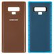 Задняя панель корпуса для Samsung N960 Galaxy Note 9, коричневая, золотистая, metallic copper