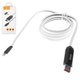 USB кабель Hoco U29, USB тип-A, Lightning, 100 см, 2 A, белый