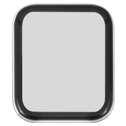 Vidrio de protección templado All Spares puede usarse con Apple Watch 4 44mm, 5D Full Glue, negro, capa de adhesivo se extiende sobre toda la superficie del vidrio