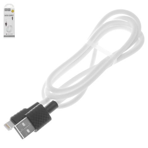 USB Cable Hoco X29, USB type A, Lightning, 100 cm, 2 A, white  #6957531089711