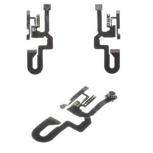 Flat Cable compatible with iPhone 8 Plus,  with proximity sensor , with components, with camera, AAA 