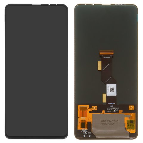 LCD compatible with Xiaomi Mi Mix 3, black, without frame, High Copy, OLED , M1810E5A 