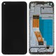 Pantalla LCD puede usarse con Samsung A115 Galaxy A11, M115 Galaxy M11, negro, con marco, Original (PRC)