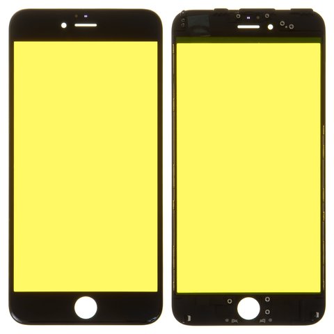 Vidrio de carcasa puede usarse con iPhone 6 Plus, con marcos, negro