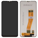 LCD compatible with Samsung A025F/DS Galaxy A02s, M025 Galaxy M02s, (black, without frame, Original (PRC), with yellow cable, (160,5x72 mm))