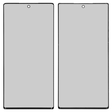 Housing Glass compatible with Samsung N970F Galaxy Note 10, with OCA film, black 