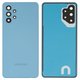 Housing Back Cover compatible with Samsung A325 Galaxy A32, (dark blue, with camera lens)