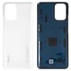 Housing Back Cover compatible with Xiaomi Redmi Note 10S, (white)