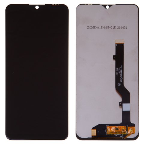 LCD compatible with ZTE Blade A7S 2020 , black, without frame, Original PRC , FPC T65PTS02CVOF 