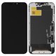 LCD compatible with iPhone 12, iPhone 12 Pro, (black, with frame, AAA, with camera and proximity sensor plastics, (TFT), JK)