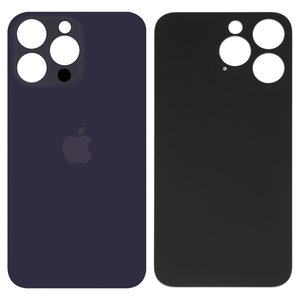 Panel trasero de carcasa puede usarse con iPhone 14 Pro Max, morada, no es necesario desmontar la cámara, big hole