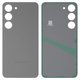 Housing Back Cover compatible with Samsung S911 Galaxy S23, (gray, graphite)