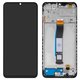 LCD compatible with Xiaomi Redmi 10C, (black, with frame, High Copy)