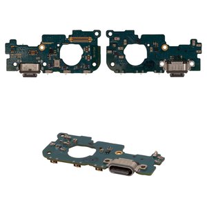Flat Cable compatible with Samsung A336 Galaxy A33 5G, charge connector, with microphone, with components, Original PRC , charging board 