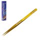 Mounting Tweezers Mechanic AA-KING11, (straight, 140 mm, golden)