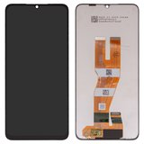 LCD compatible with Samsung A055 Galaxy A05, (black, without frame, Original (PRC))