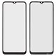 Housing Glass compatible with Samsung A037F Galaxy A03s, (black, (160,5x72mm))