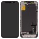 Pantalla LCD puede usarse con iPhone 12 mini, negro, con marco, AAA, (TFT), ZY, LTPS FHD