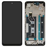 Pantalla LCD puede usarse con Motorola Moto E15, Moto G05, Moto G15, negro, con marco, High Copy, 1540484161